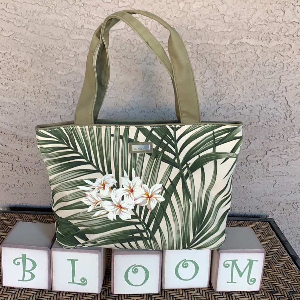 Jim Thompson canvas handbag